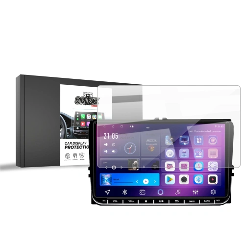 Folia ceramiczna GrizzGlass CarDisplay Protection do radia samochodowego Android 2DIN 9" Volkswagen Skoda Seat - Uniwersalne - GrizzGlass
