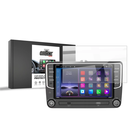 Folia ceramiczna GrizzGlass CarDisplay Protection do radia samochodowego Android 2DIN 7" Volkswagen Skoda Seat - Uniwersalne - GrizzGlass