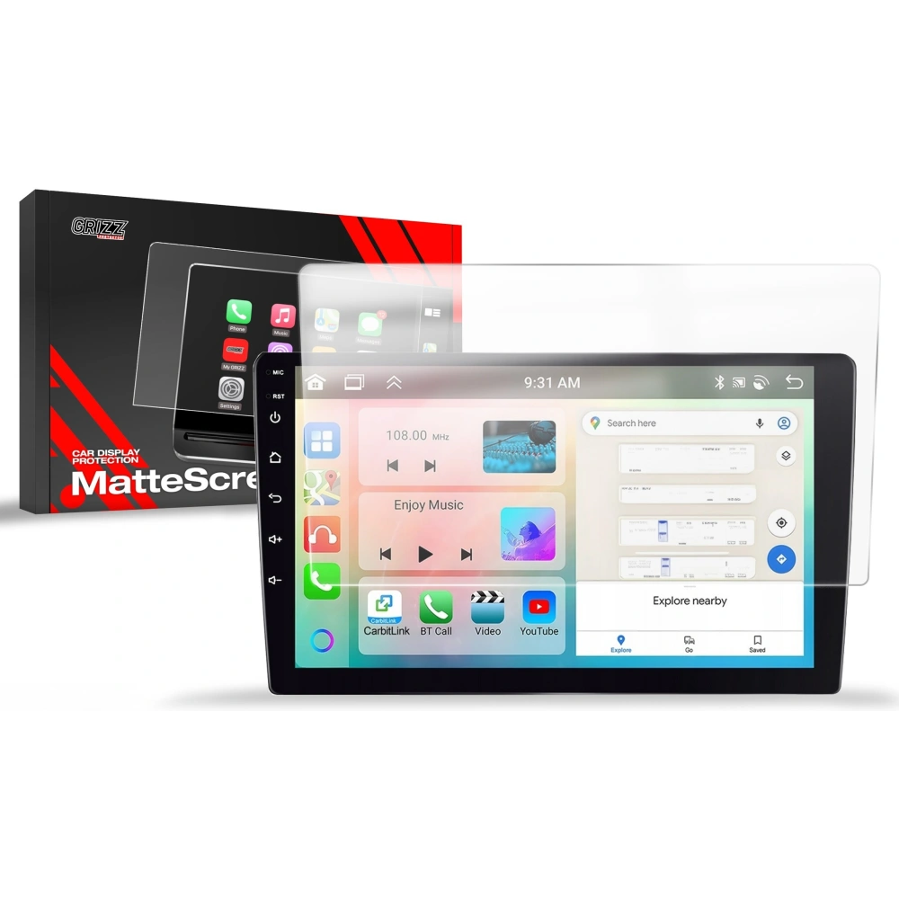 Wholesale Matte GrizzGlass CarDisplay Protection car radio Android Allnoel A3454 10" - GRZ10823 - {ean13} - Hurt