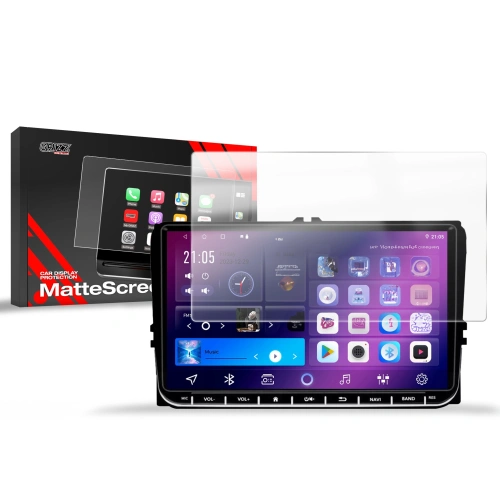 Folia matowa GrizzGlass CarDisplay Protection do radia samochodowego Android 2DIN 9" Volkswagen Skoda Seat - Uniwersalne - GrizzGlass