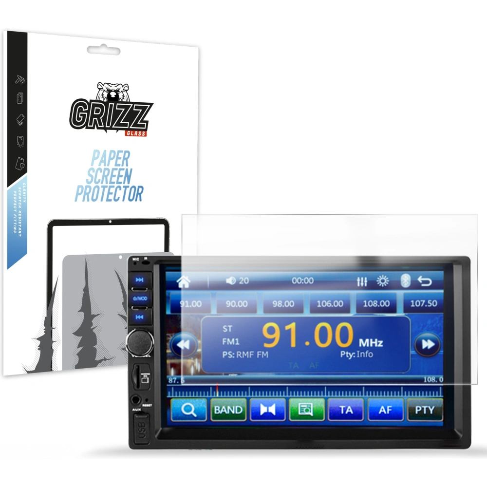 Hurtownia GSM - Matt fólia GrizzGlass PaperScreen Android autórádióhoz Bluetec BC9000 2 DIN 7" - GRZ10828 - {ean13} - Hurt
