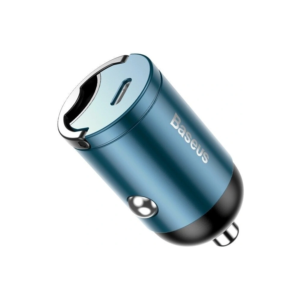 Hurtownia GSM - Mini ładowarka samochodowa Baseus Tiny Star USB-C, QC 4.0+, PD, 30W (niebieska) - BSU821BLU - {ean13} - Hurt