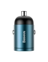 Hurtownia GSM - Mini ładowarka samochodowa Baseus Tiny Star USB-C, QC 4.0+, PD, 30W (niebieska) - BSU821BLU - {ean13} - Hurt