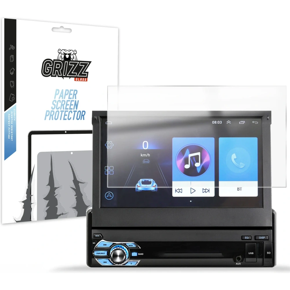 Hurtownia GSM - GrizzGlass PaperScreen pentru Android 7" 1DIN radio auto Allnoel Q3516 - GRZ10858 - {ean13} - Hurt