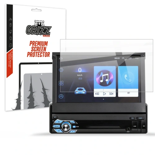 Folia ceramiczna GrizzGlass CeramicFilm do radia samochodowego Android 7" 1DIN Allnoel Q3516 - Uniwersalne - GrizzGlass
