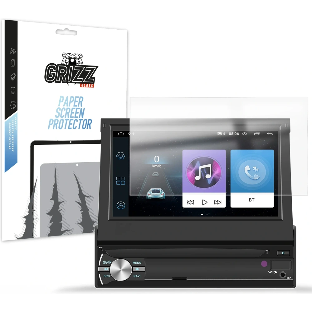 Hurtownia GSM - GrizzGlass PaperScreen pentru Android 7" 1DIN radio auto Allnoel A3039 - GRZ10862 - {ean13} - Hurt