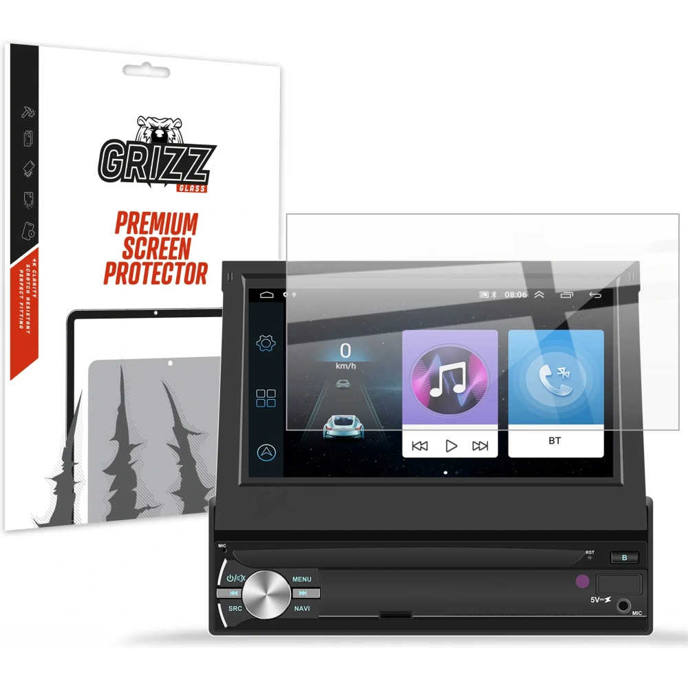 Hurtownia GSM - GrizzGlass CeramicFilm pentru Android 7" 1DIN radio auto Allnoel A3039 - GRZ10863 - {ean13} - Hurt