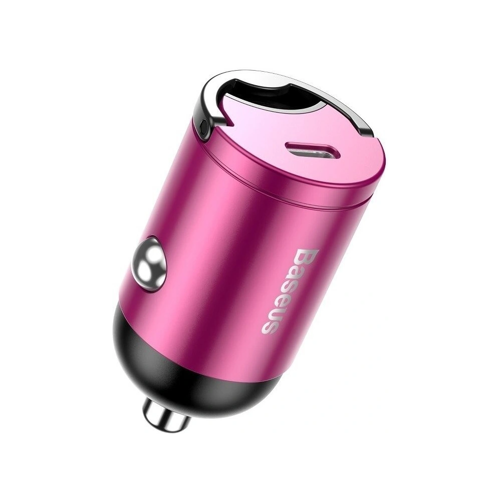 Hurtownia GSM - Mini ładowarka samochodowa Baseus Tiny Star USB-C, QC 4.0+, PD, 30W (różowa) - BSU822PNK - {ean13} - Hurt