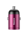 Hurtownia GSM - Mini ładowarka samochodowa Baseus Tiny Star USB-C, QC 4.0+, PD, 30W (różowa) - BSU822PNK - {ean13} - Hurt