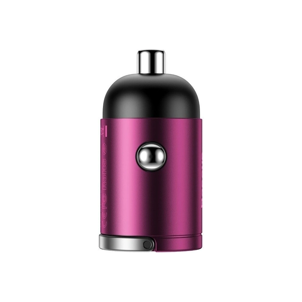 Wholesale Baseus Tiny Star Mini PPS Car Charge Type-C Port 30W Pink - BSU822PNK - {ean13} - Hurt