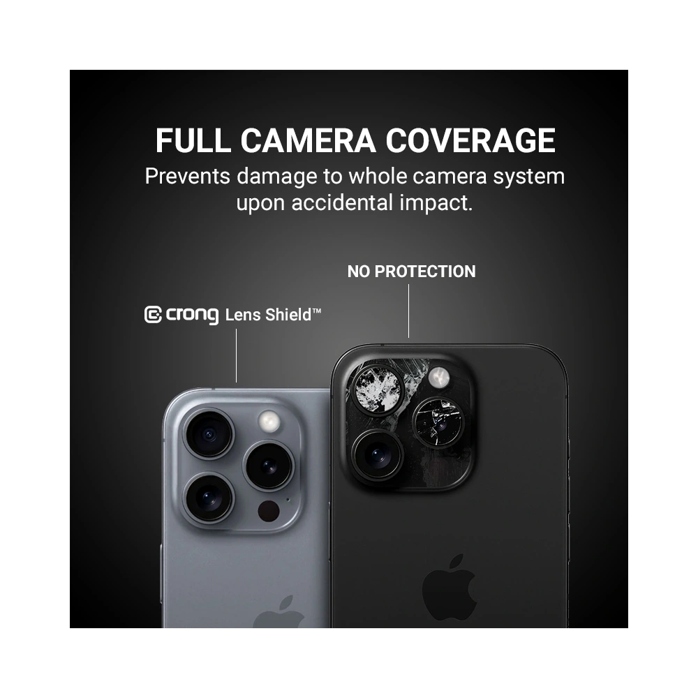 Hurtownia GSM - A fényképezőgép objektívére való üveg Crong Lens Shield Apple iPhone 16 / 16 Plus - CRG782 - {ean13} - Hurt