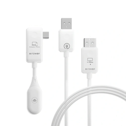 Bezprzewodowy transmiter / odbiornik BlitzWolf BW-CS7 USB-C, 1080p60Hz - Transmitery - BlitzWolf