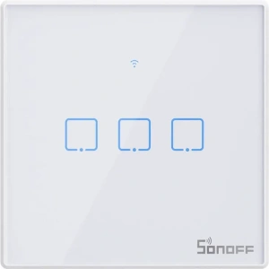 Hurtownia GSM - WiFi + RF 433 érintőkapcsoló Sonoff T2 EU TX (3-csatornás) új verzió - SNF168 - {ean13} - Hurt