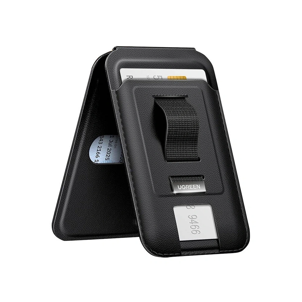 Hurtownia GSM - Universelle magnetische Geldbörse mit Fingerhalter UGREEN LP836 MagSafe schwarz - UGR1890 - {ean13} - Hurt