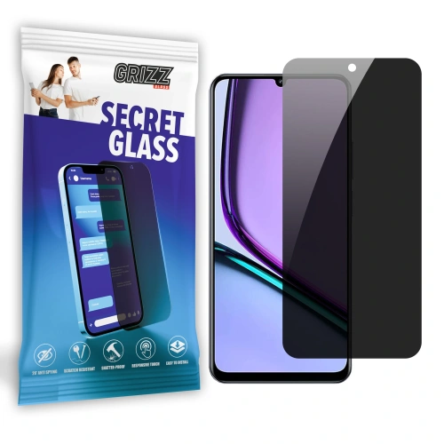 Szkło prywatyzujące GrizzGlass SecretGlass do Realme Narzo N61 - realme Narzo - GrizzGlass