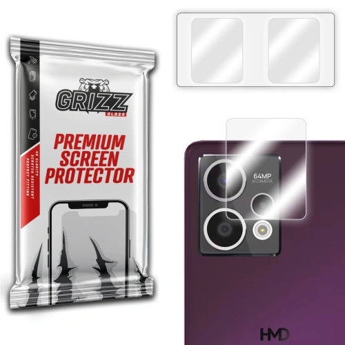 Szkło na aparat GrizzGlass HybridGlass Camera do HMD Crest Max - HMD - GrizzGlass