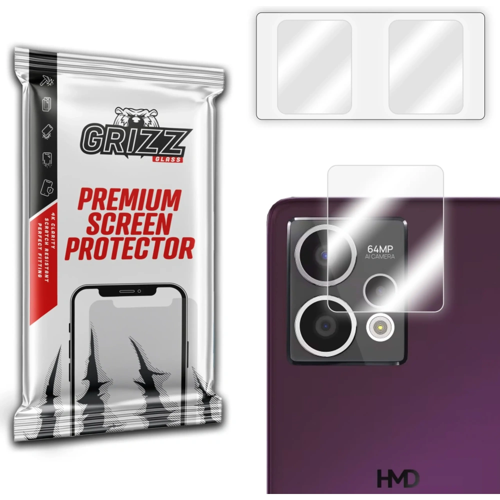 Hurtownia GSM - Szkło na aparat GrizzGlass HybridGlass Camera do HMD Crest Max - GRZ10883 - {ean13} - Hurt