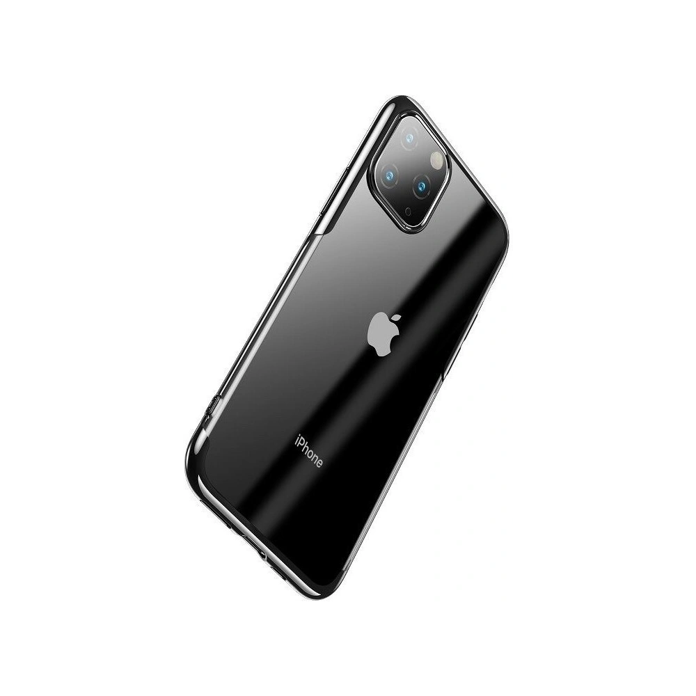 Hurtownia GSM - Przezroczyste etui Baseus Shining Case do iPhone 11 Pro Max 6,5 (czarne) - BSU827BLK - {ean13} - Hurt