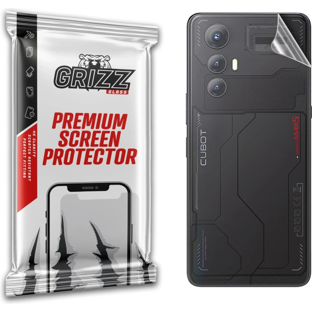 Hurtownia GSM - Folie auf der Rückseite GrizzGlass SatinSkin für Cubot Max 5 - GRZ10934 - {ean13} - Hurt