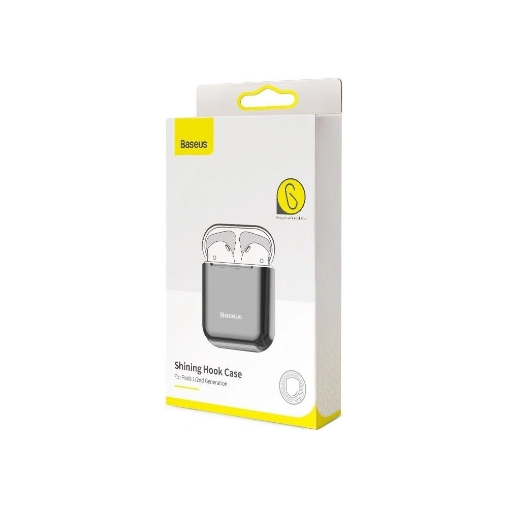 Hurtownia GSM - Etui Baseus Shining Hook Case do Apple AirPods (czarne) - BSU829BLK - {ean13} - Hurt
