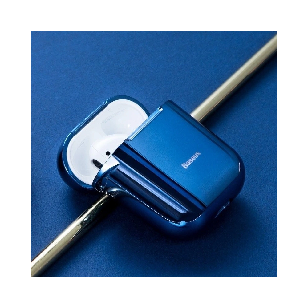 Hurtownia GSM - Etui Baseus Shining Hook Case pentru Apple AirPods (albastre) - BSU830BLU - {ean13} - Hurt
