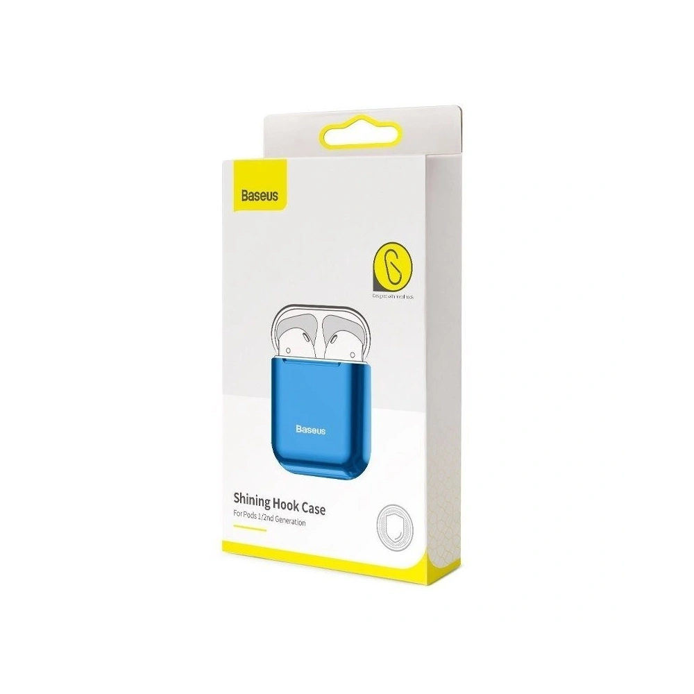 Hurtownia GSM - Etui Baseus Shining Hook Case pentru Apple AirPods (albastre) - BSU830BLU - {ean13} - Hurt