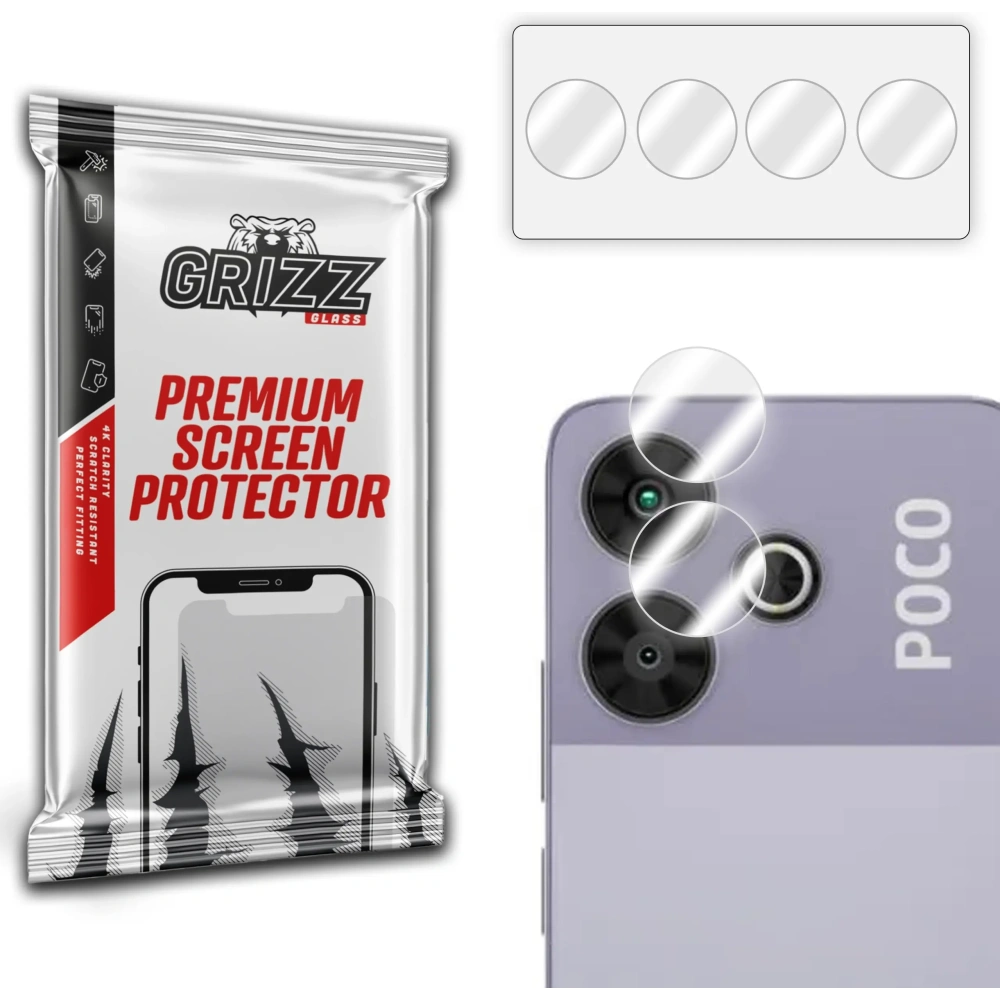 Wholesale GrizzGlass HybridGlass Camera Glass for Xiaomi POCO M6 Plus 5G - GRZ10968 - {ean13} - Hurt
