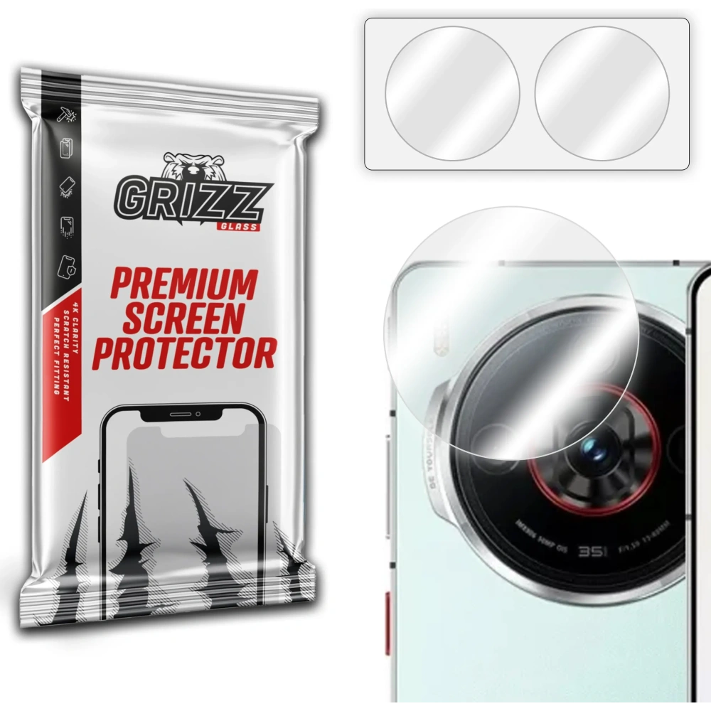 Hurtownia GSM - Szkło na aparat GrizzGlass HybridGlass Camera do ZTE Nubia Z60S Pro - GRZ10969 - {ean13} - Hurt