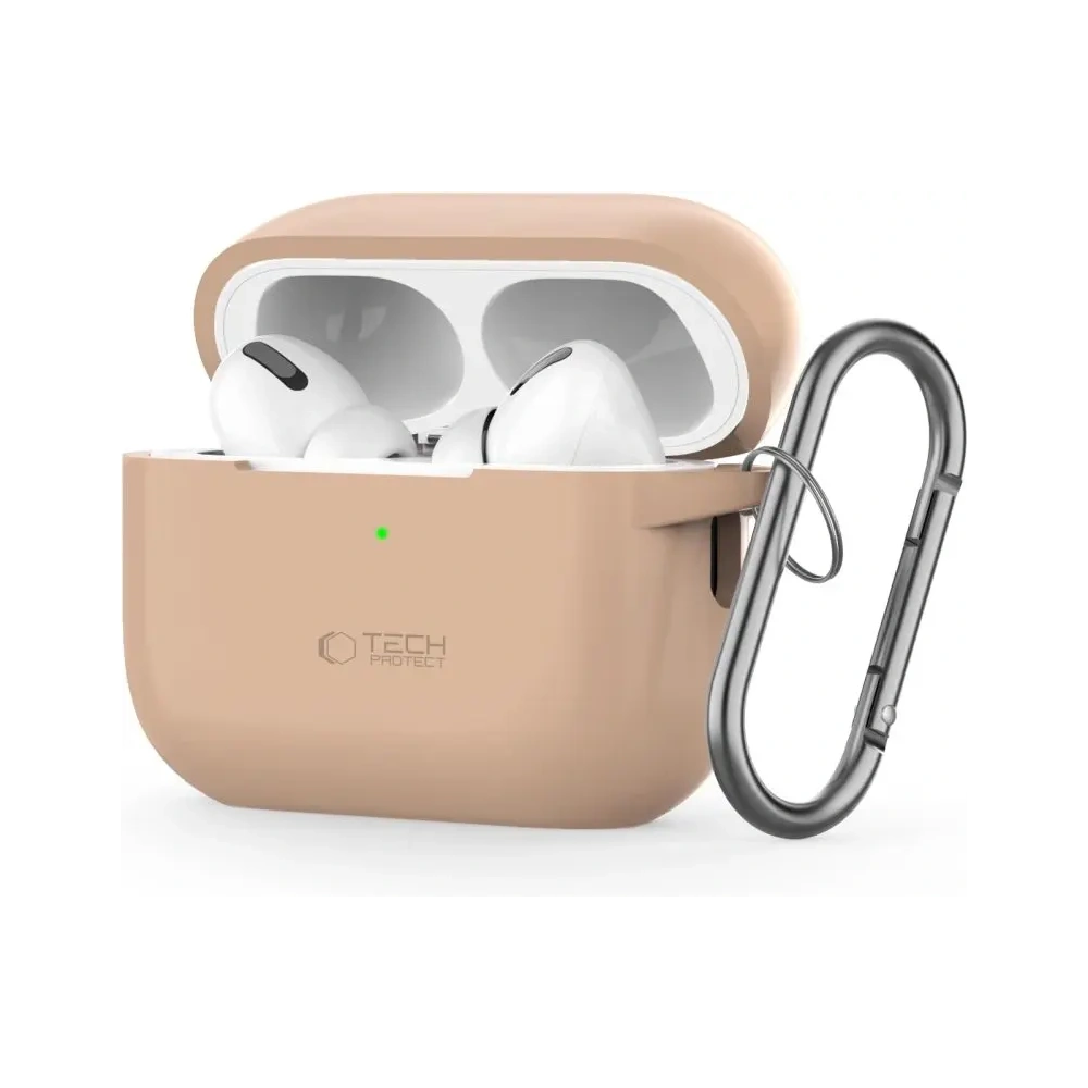 Hurtownia GSM - Tech-Protect Silicone Hook Apple Airpods Pro 1 / 2 Cafe Latte - THP3028 - {ean13} - Hurt