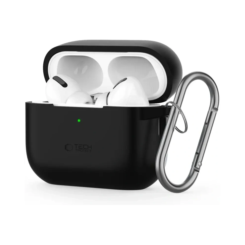 Wholesale Case Tech-Protect Silicone Hook Apple Airpods Pro 1 / 2 Black - THP3027 - {ean13} - Hurt
