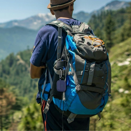 Etui Tech-Protect Silicone Hook Apple Airpods Pro 1 / 2 Navy Blue - AirPods Pro (2. generacji) - Tech-Protect
