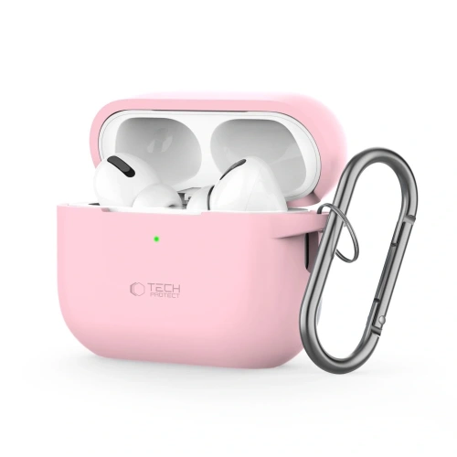 Etui Tech-Protect Silicone Hook Apple Airpods Pro 1 / 2 Dusty Pink - AirPods Pro (2. generacji) - Tech-Protect