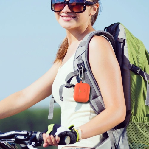 Etui Tech-Protect Silicone Hook Apple Airpods Pro 1 / 2 Dusty Pink - AirPods Pro (2. generacji) - Tech-Protect