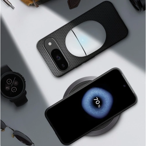 Etui Spigen Liquid Air Google Pixel 9 / 9 Pro Matte Black - Pixel 9 Pro - Spigen