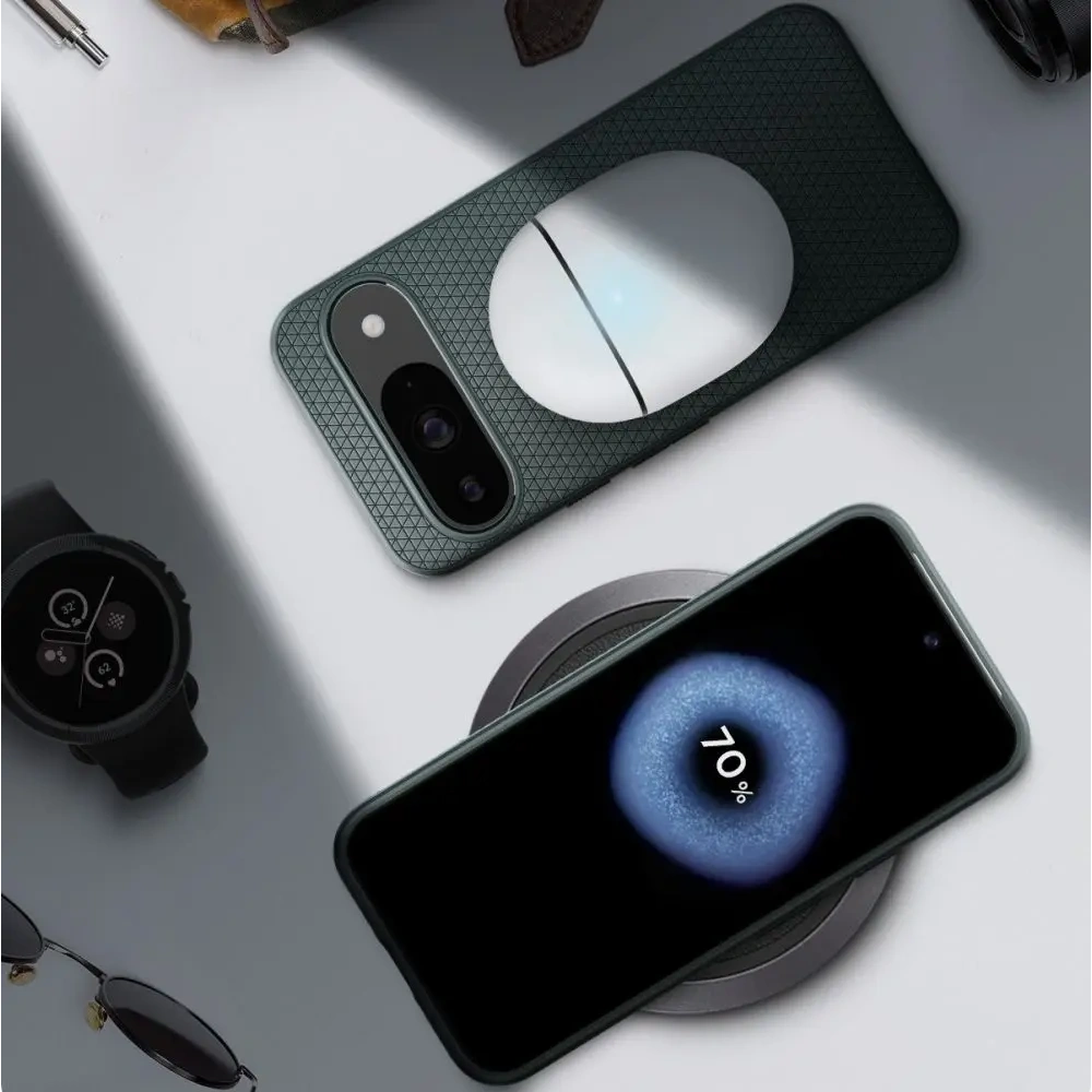 Hurtownia GSM - Etui Spigen Liquid Air Google Pixel 9 / 9 Pro Abyss Green - SPN3476 - {ean13} - Hurt