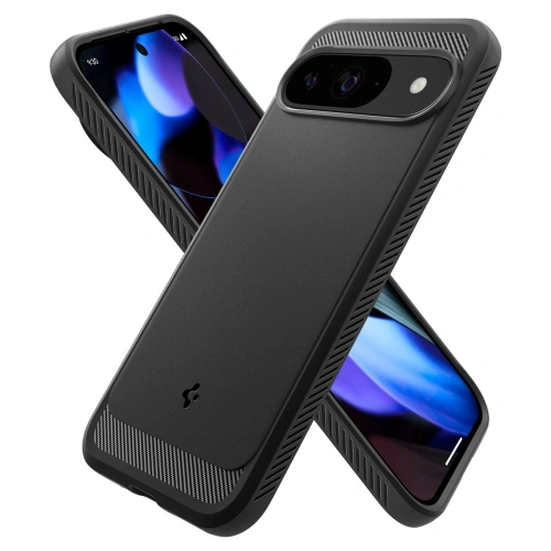 Etui Spigen Rugged Armor Google Pixel 9 / 9 Pro Matte Black - Pixel 9 Pro - Spigen