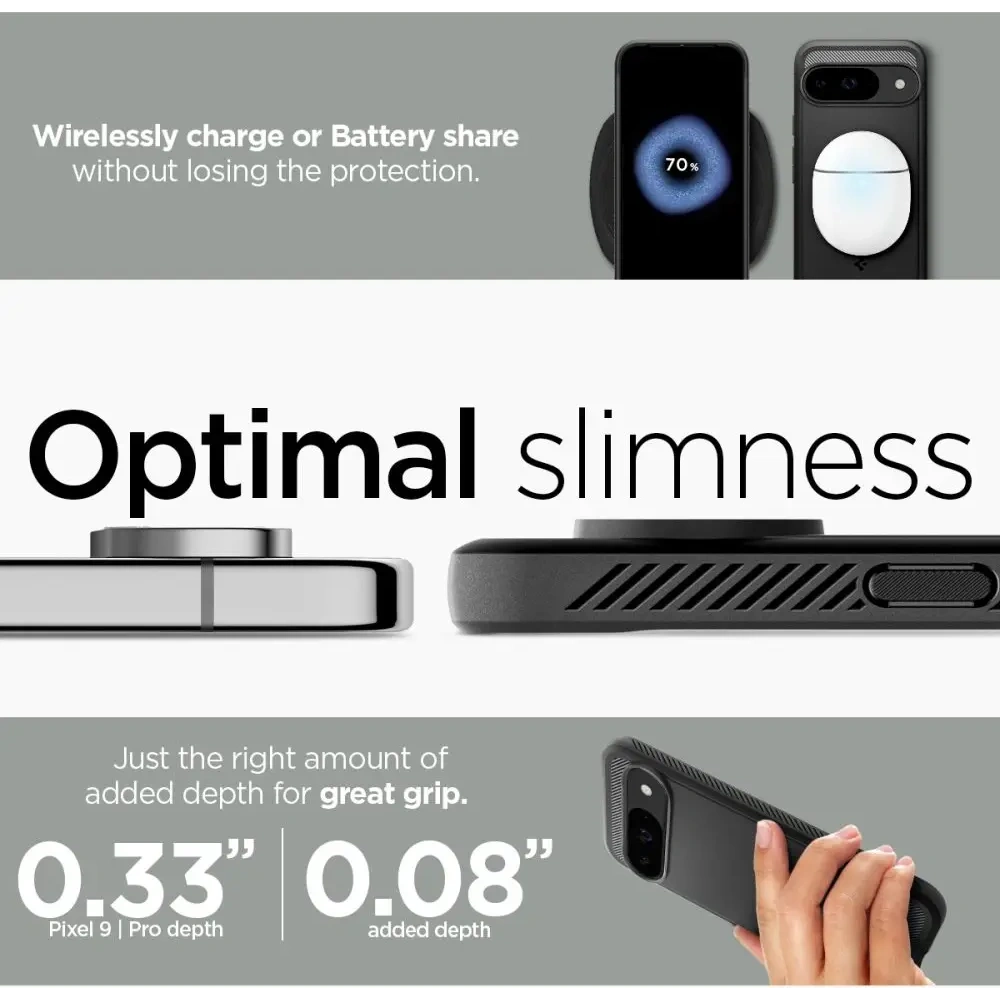 Hurtownia GSM - Etui Spigen Rugged Armor Google Pixel 9 / 9 Pro Matt Fekete - SPN3478 - {ean13} - Hurt
