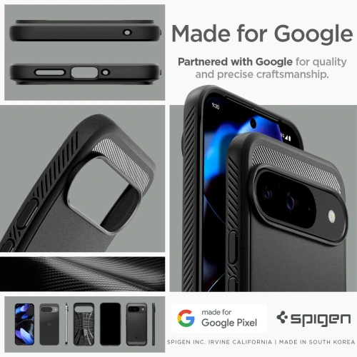 Etui Spigen Rugged Armor Google Pixel 9 / 9 Pro Matte Black - Pixel 9 Pro - Spigen