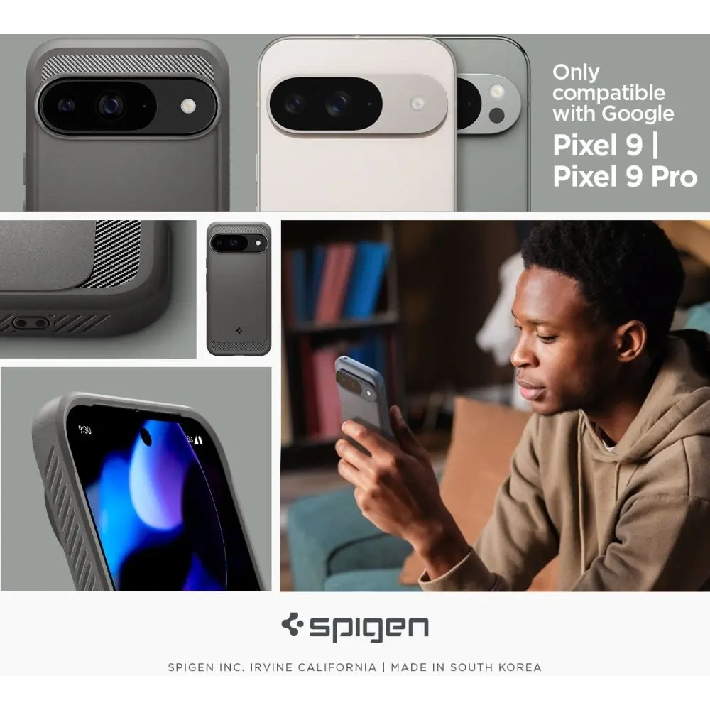 Wholesale Case Spigen Rugged Armor Google Pixel 9 / 9 Pro Marble Grey - SPN3479 - {ean13} - Hurt