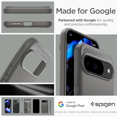 Etui Spigen Rugged Armor Google Pixel 9 / 9 Pro Marble Grey - Pixel 9 Pro - Spigen