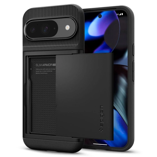 Etui Spigen Slim Armor CS Google Pixel 9 / 9 Pro Black - Pixel 9 Pro - Spigen