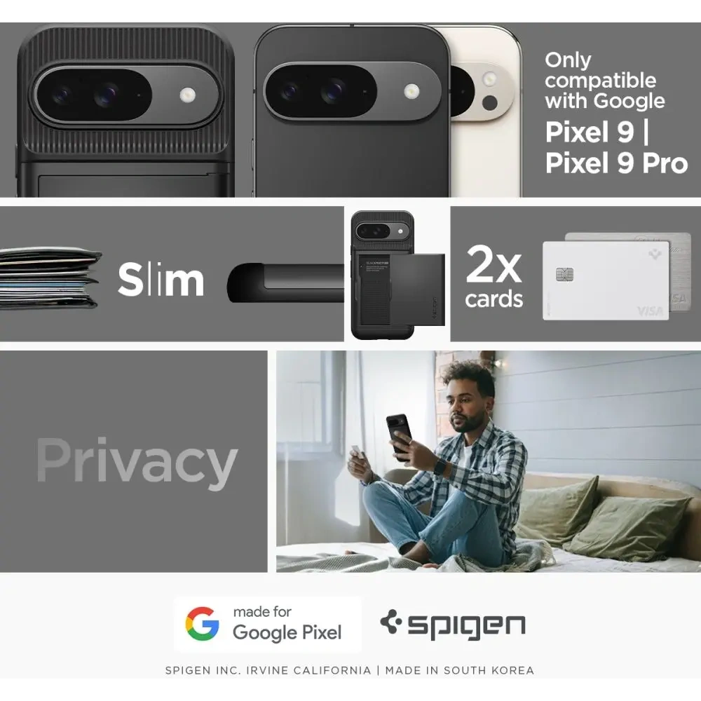 Hurtownia GSM - Etui Spigen Slim Armor CS Google Pixel 9 / 9 Pro Black - SPN3480 - {ean13} - Hurt