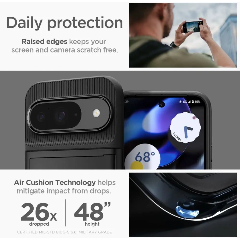 Hurtownia GSM - Etui Spigen Slim Armor CS Google Pixel 9 / 9 Pro Fekete - SPN3480 - {ean13} - Hurt