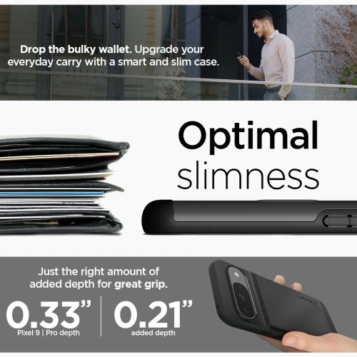 Etui Spigen Slim Armor CS Google Pixel 9 / 9 Pro Black - Pixel 9 Pro - Spigen
