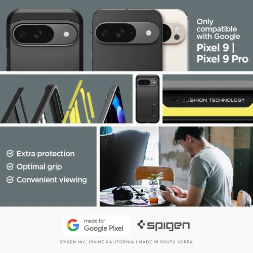Etui Spigen Tough Armor Google Pixel 9 / 9 Pro Black - Pixel 9 Pro - Spigen