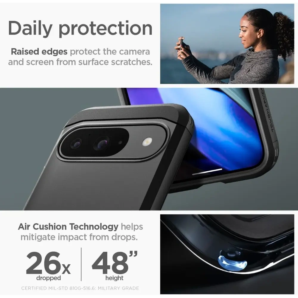 Wholesale Case Spigen Tough Armor Google Pixel 9 / 9 Pro Black - SPN3481 - {ean13} - Hurt