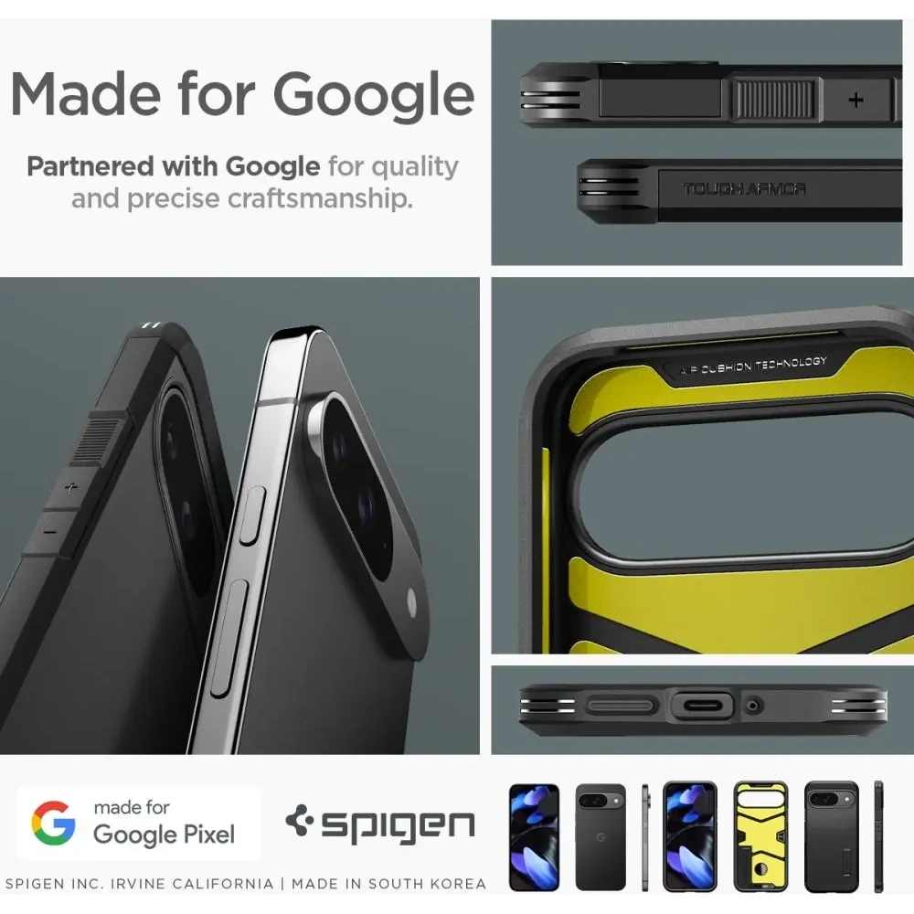 Wholesale Case Spigen Tough Armor Google Pixel 9 / 9 Pro Black - SPN3481 - {ean13} - Hurt