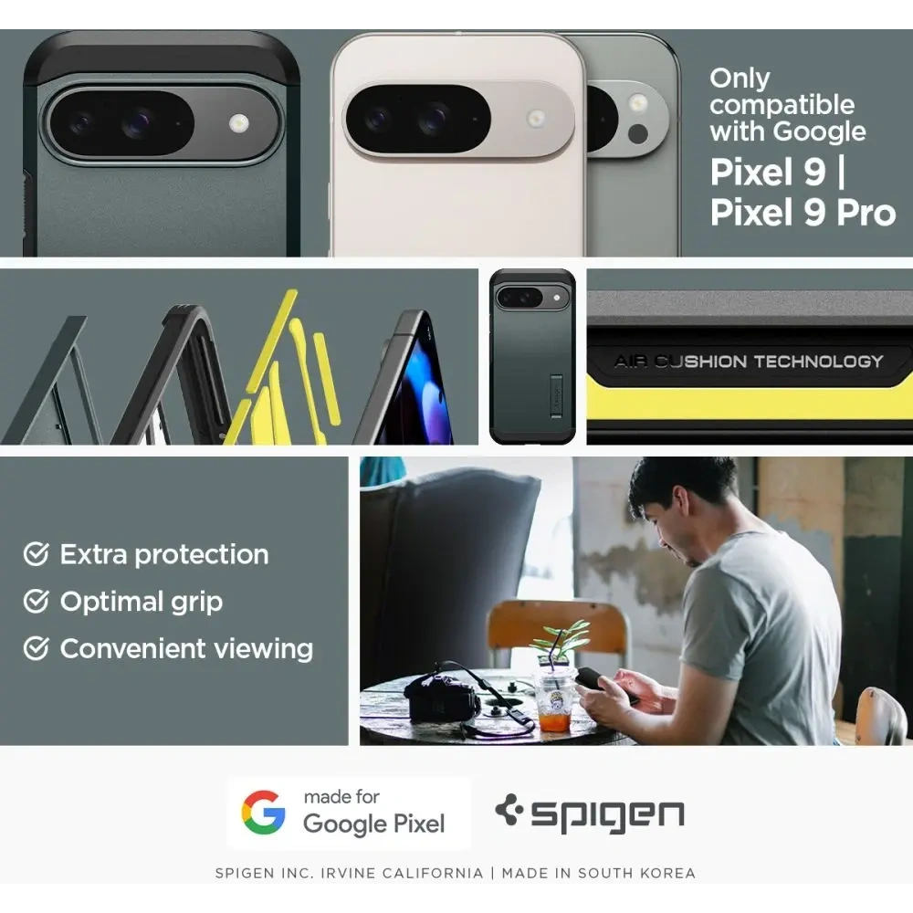 Hurtownia GSM - Etui Spigen Tough Armor Google Pixel 9 / 9 Pro Abyss Green - SPN3482 - {ean13} - Hurt