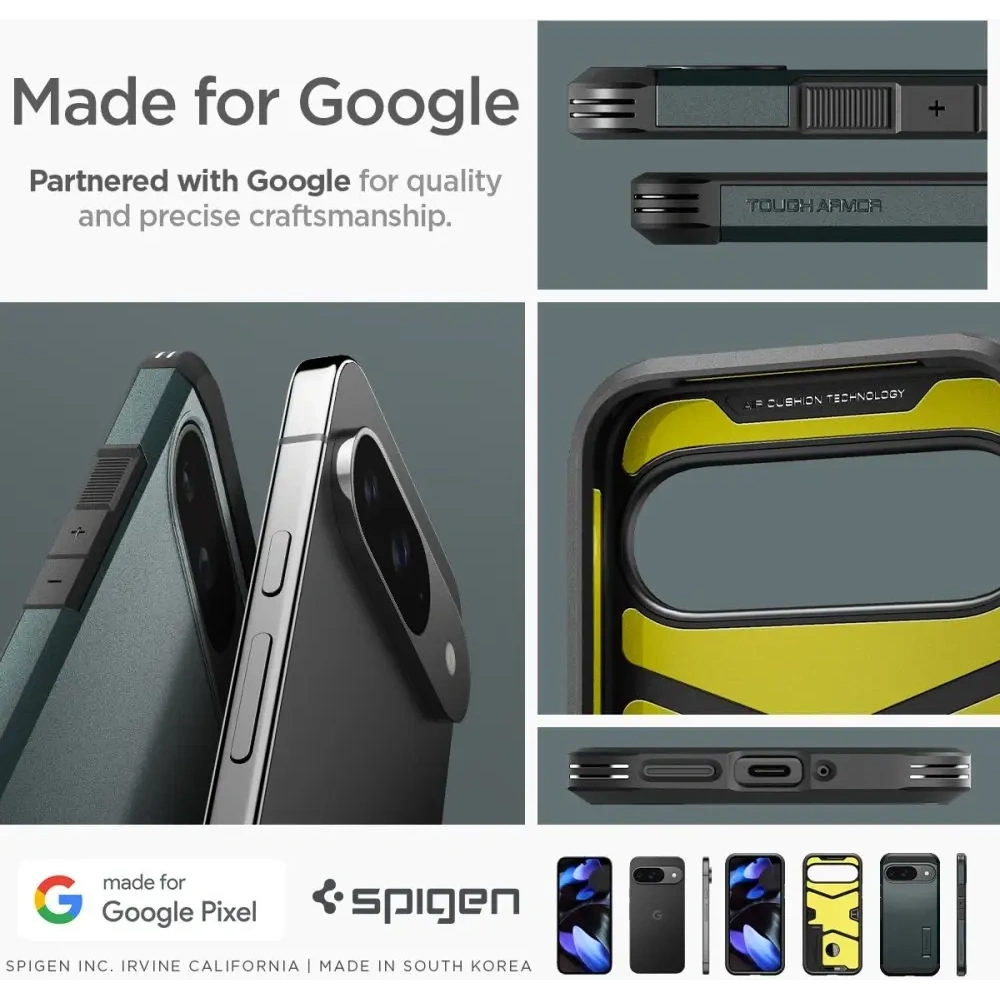 Hurtownia GSM - Etui Spigen Tough Armor Google Pixel 9 / 9 Pro Abyss Green - SPN3482 - {ean13} - Hurt