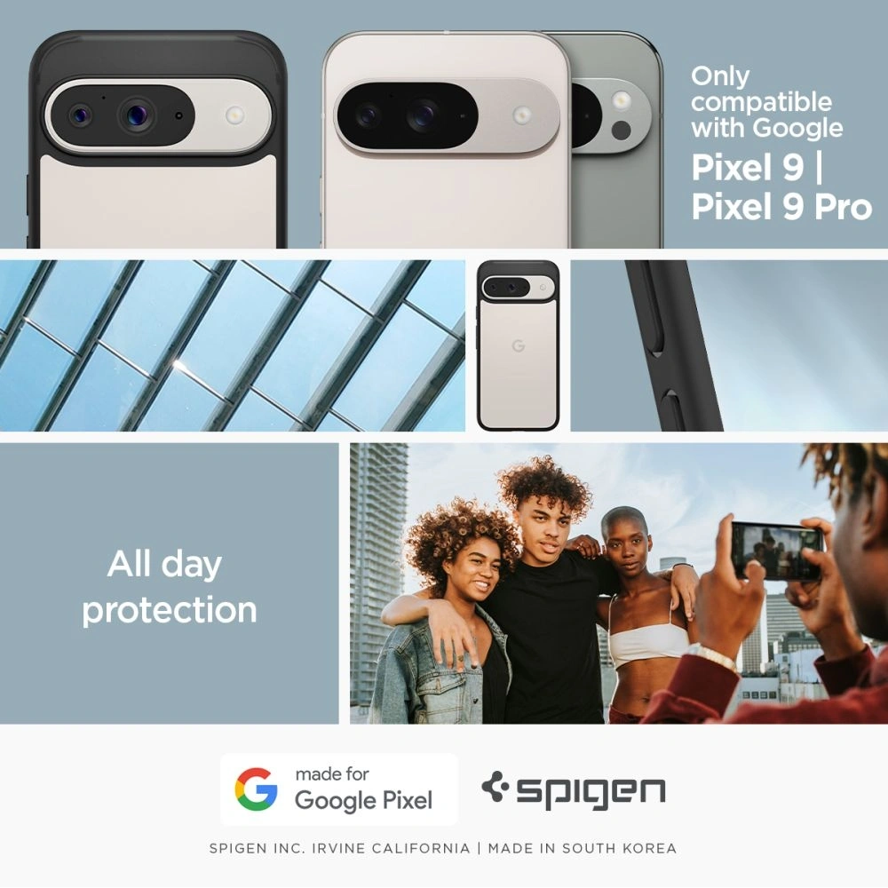 Hurtownia GSM - Etui Spigen Ultra Hybrid Google Pixel 9 / 9 Pro Matt Fekete - SPN3487 - {ean13} - Hurt